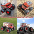 1:18 2.4GHz Remote Control Monster Truck - Scale RC Monster Fire Fighter, Big Wheel School Bus with Lights, Sounds