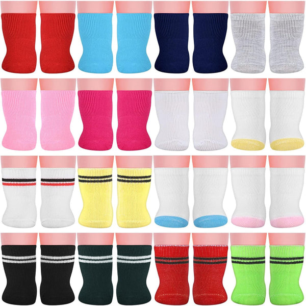 Honoson 16 Pairs Doll Socks for American 18 Inch Doll Socks Accessories Gifts