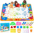 Water Doodle Mat - Kids Painting Writing Color Doodle Drawing Mat Toy