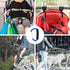 JIALEEY Grocery Bag Shopping Bag Holder - Multi Purpose Snap Hook Stroller Hook Set, Pack of 2, Blue