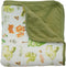 Muslin Baby Blanket 100% Cotton,Large Reversible Receiving Quilt for Boy Girl,Baby Blanket