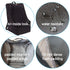 Backpack Car Seat Travel Bag Adjustable, Padded for Car Seats Car Seat Travel Tote (Gray with Black Trim)