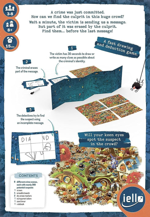 IELLO: Last Message, Cooperative Card Game, Family Game to Test Your Memory and Deduction Skills, 3 to 8 Players, for Ages 8 and Up