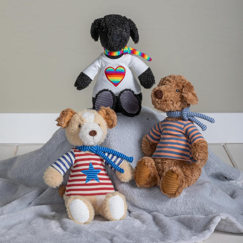 12-Inches, Mary Meyer Stuffed Animal Plush Soft Toy, Cabot Tails Dog