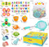 1-3, 36 1 2 3 4 5 6 LZZAPJ Baby Bath Toys for Toddlers Kid Bathtub Toy with Foam Bath Letter & Number, Fishing Games