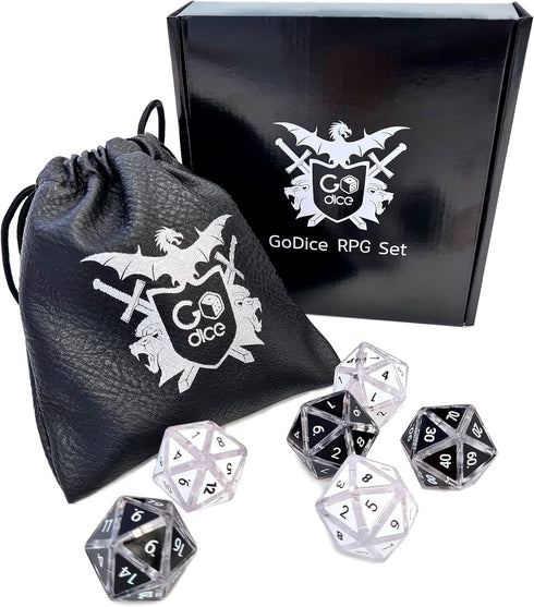 GoDice RPG Shell Set, Convert GoDice6 to Connected Polyhedral Dice for Online & Offline Role-Playing Games