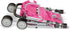 2 fash n kolor - Doll Stroller My First Baby Doll Strollers Toy - Flower Design with Basket in The Bottom- Doll