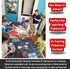 The Gaming Mat Company Poker, Dominoes, Bridge & Mahjong Table Mat - Blue 33" x 33" Premium Gaming Mat