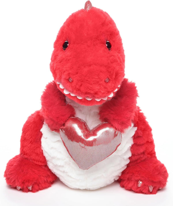 Bearington T-Riffic The Love Dinosaur Plush Stuffed Animal 12 in, Ideal Plushies