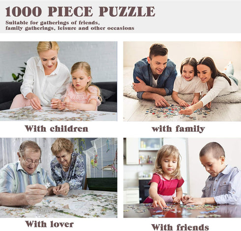 Whiskey 1000 Pieces Jigsaw Puzzle for Adults Premium Quality Recycled Material Jigsaw Puzzle Intense Colors and High Definition Printing Hobby Puzzles Toy