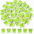 60PCS Mini Frog Eraser Bulk, Assorted Cartoon Frogs Animal Pencil Erasers for Kids, School Carnival Rewards, Gift Bag