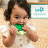 Infantino Lil Nibbles Textured Silicone Teether, BPA-Free Baby Teething Toy, Soft, Easy to Hold, Sensory Stimulation