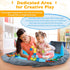 13" 13" 13" SAM AND MABEL Toy Storage Organizer with Play Mat for Kids x x Storage Box, Stackable and Foldable Cubby