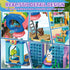 1150Pcs Set, Summer Swimming 6-12+ WinGift Friends Water Park Building STEM Fun Party Toy with Pool Slides,Water
