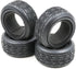HOBBYSOUL 1/10 On Road Tires Arrows Soft Rubber Tyres, Height 65mm for Traxxas HSP Tamiya RC Cars