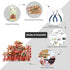 Piececool 3D Puzzles for Adults - 215 Pcs Metal Model Kits, Chinese Ancient Restaurant Building Puzzle DIY Toys
