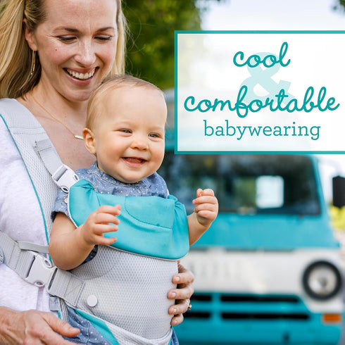 4-in-1 Infantino Flip Light & Airy Convertible Baby Carrier, Adjustable, Ergonomic Babywearing, Registry Essential