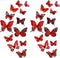 24PCS Butterfly Wall Decals, Removable 3D Butterflies Decor for Kids Room Bedroom Decoration
