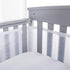 BreathableBaby Breathable Mesh Liner for Full-Size Cribs, Sheer Deluxe 5mm Mesh, Stars