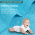 12 Pack, 10x10 inch Baby Washcloths Heavenly Soft Wash Cloths for Face and Body, Gentle & Safe White Face Towel on