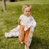 Little Unicorn Newborn Receiving Quilt | Ultra- Soft, Multi-Layered Muslin Fabric | Gift for Newborns & on-The-go