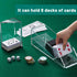 Honoson Blackjack Shoe and Discard Tray, Clear Acrylic Card Dispenser for Playing Cards Discard Holder
