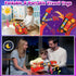 Drmukie 3 2-in-1 2-4 3 4 5 Kids Guitar Toy for Year Old Boy Birthday Gift Electric Guitars & Piano for Toddlers Light