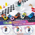 MACALOCA 1-3 4-8 Color Changing Cars Toys Bath Toysva for Ages Easter Basket Stuffers for Kids Grandkids Boys Birthday