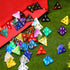 Skylety 50 Pieces Polyhedral Dice Sets with Black Pouch for RPG MTG Tabletop Role Playing Games