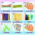 YITOHOP -1000+ 4+ Arts and Crafts Supplies for Kids pcs Art Craft kit in Carrying Travel Box for Toddlers Ages DIY