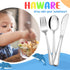 HaWare 12-Piece Kids Silverware, Stainless Steel Toddler Utensils Set, Includes 4 Spoons, 4 Forks, 4 Knives