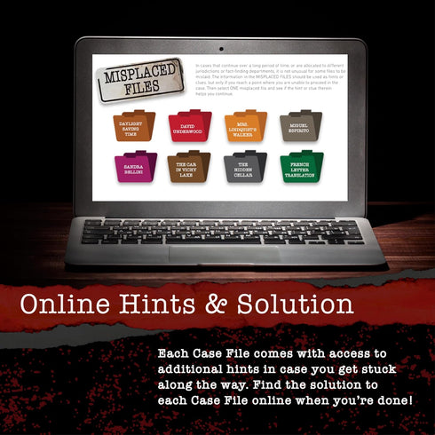 1 14 Murder Mystery Party Underwood Cellars, Interactive Murder Mystery Case File Game for or More Players, Ages and Up
