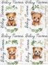 Novusopt Custom Baby Blanket with Name, Personalized Bear Blanket for Girl Boy, Kids