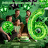 AXBMM 40 Inch 6 Set 6) Green Pixel Themed Number Balloon Foil Balloon for Girls & Boys Birthday Party Decorations
