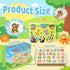 MEZHOBBY 1-3 6 Pack Wooden Peg Puzzles for Toddlers Toddler Puzzles, Preschool Educational Learning Puzzle Toys