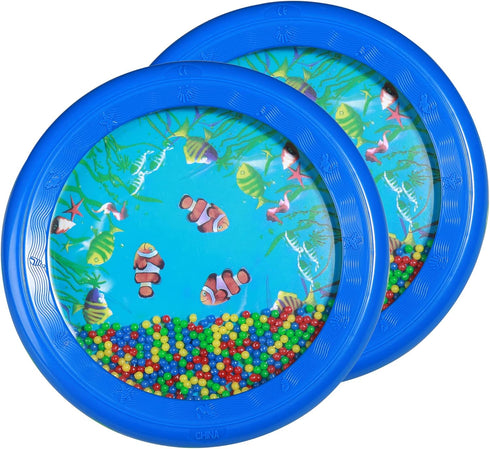 2 Pcs Ocean Drums Wave Bead Drums Sea Sound Drums Musical Instruments