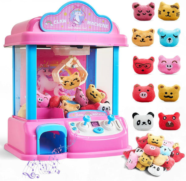 JoyCat Claw Machine for Kids, Unicorn Mini Vending Machine & Electronic Arcade