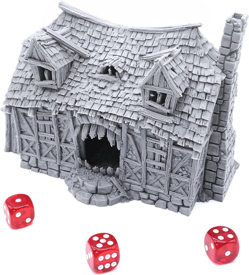 Mimic House by Printable Scenery, 3D Printed Tabletop RPG Scenery and Wargame Terrain 28mm Miniatures