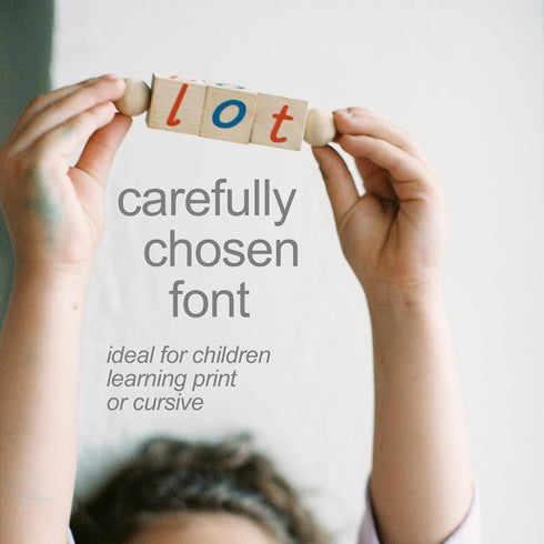 Phonetic Reading Blocks for The Beginning Reader | Tangible Preschool Learning Material | Phonic Word Building Activity