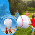 Meooeck 2 Pcs Giant Inflatable Beach Balls 40 Inch Large Baseball PVC Blow Up Float Toys for Summer Pool Party Games