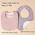 6Pack Susurration Muslin Baby Drool Bibs Soft Square Adjustable Baby Bandana Bibs for Unisex Girls & Boys