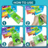 Valentines Day Gifts Cards for Kids Classroom - 30 Pack Video Games Keychains with Class Exchange Cards