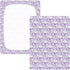miaozhen 1 Pack 52x28 Cotton Baby Crib Sheets Soft Lavender Bear Winter Toddler Cirb Bedding Cover for Nursery juego de