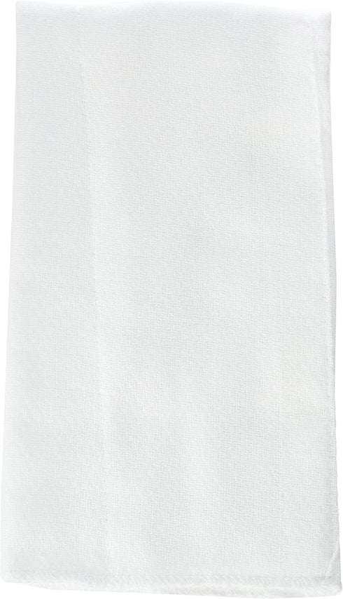 Dundee Burp Cloths/Diapers, White, 14.5x20.5 Inch (Pack of 6)