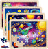 SYNARRY Large Space Planets Solar System Wooden Puzzles for Kids Gift Box(12.2