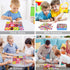 LELEMON Donut Puzzle for Kids Ages 4-8, 100 Piece Jigsaw Puzzles in Metal Box, Educational Fun for Girls and Boys