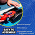 2 Pack Stomp Racers Air Powered Race Cars by Stomp Rocket, Car Racer - Dueling Stomp Racers Toy Car Launcher - Fun