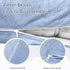 100% Pregnancy Pillow Cover J-shaped Replacement Pillowcase(Cover Only), Soft Full Body Pillow Case for Maternity
