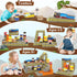 Set, 3+ 4-6 6-8 5-7 Coodoo Magnetic Blocks - Build Mine Magnet World Mine Train Track Magnetic Building Blocks Toddler