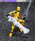 Pre Assembled Gold T13 Action Figure with Multiple Accessories, 3D Printed Multi-Jointed Titan 13 Decorative Toy